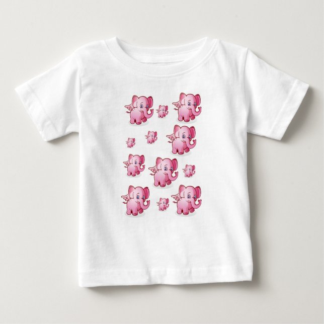 Baby T-Shirt Elephant (Frente)