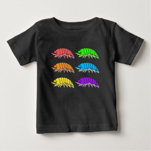 Baby T-Shirt - Insetos de pílula arco-íris (vívido