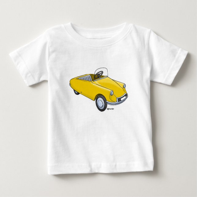 Baby t-shirt met afbeelding Citroën DS trapauto (Frente)