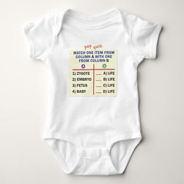 Baby t-shirt or one-piece. (Frente)