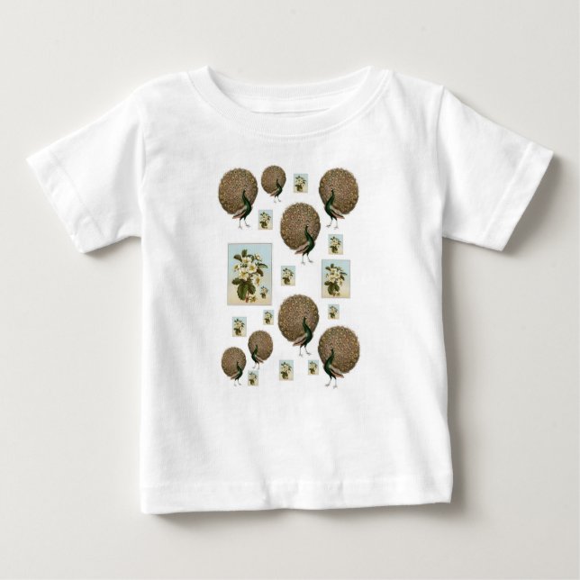 Baby T-Shirt Peacock (Frente)