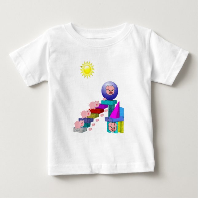 Baby T-Shirt Pig (Frente)