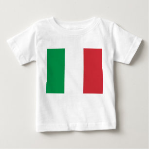 Baby T-Shirt with Flag of Italy