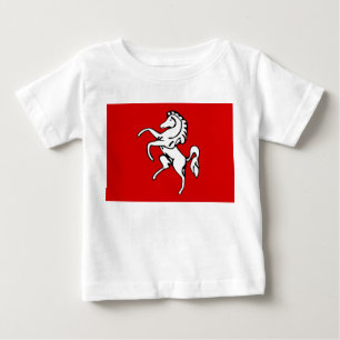 Baby T-Shirt with Flag of Kent, Inglaterra
