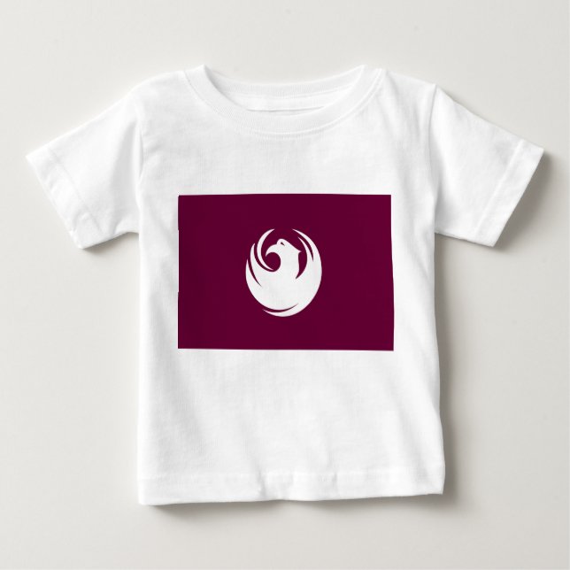 Baby T-Shirt with Flag of Phoenix City (Frente)