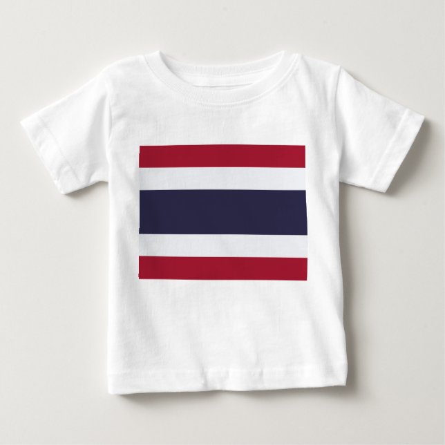 Baby T-Shirt with Flag of Thailand (Frente)