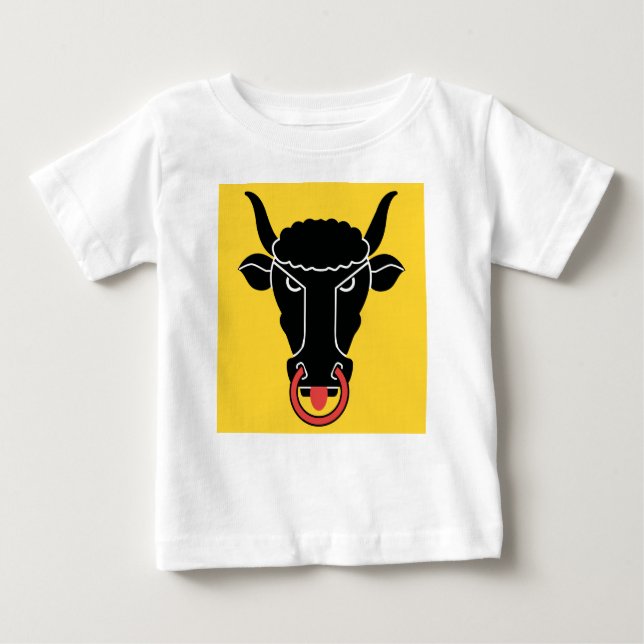 Baby T-Shirt with Flag of Uri, Switzerland (Frente)