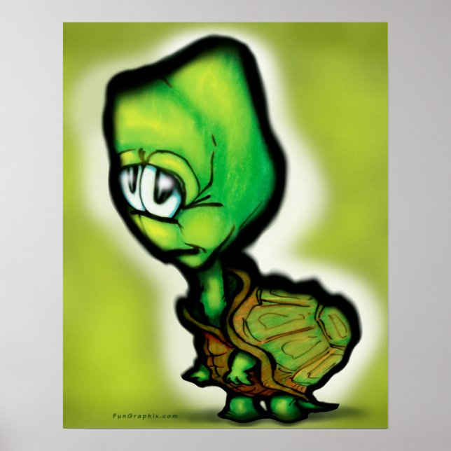 Baby Turtle Poster (Frente)
