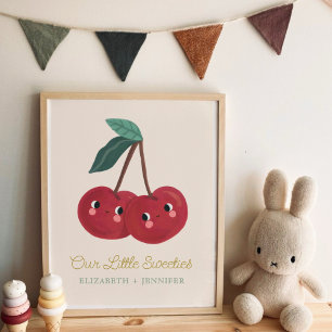 Baby Twin Little docinho Cherry Poster