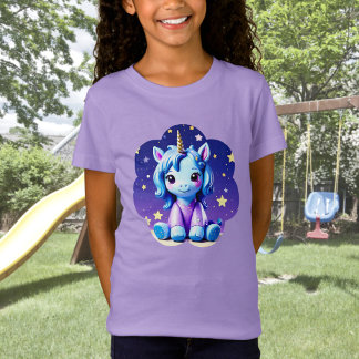 Baby Unicorn in PJ's T-Shirt