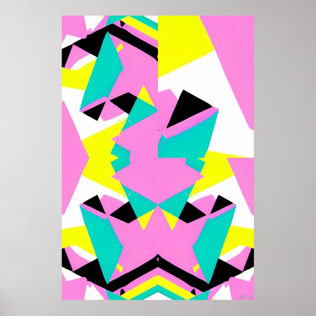 Baby's Second Memphis Design Poster (Frente)