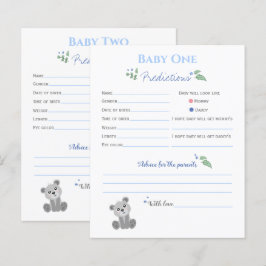 Babyshower prevê o tema do gêmeo rústico