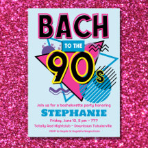 Bach ao Convite à Festa de solteira dos anos 90