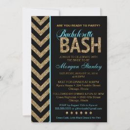 Bachelorette Bash Convite de festas AZUL