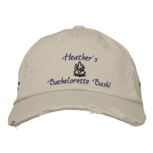 Bachelorette Bash I Stone Embroiderou Boné De Bei