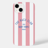 Bachelorette de Bach Club Crest Pink Stripe