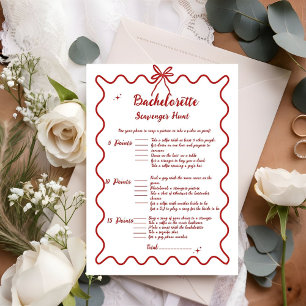 Bachelorette de Desenhar manual italiana Cartão de