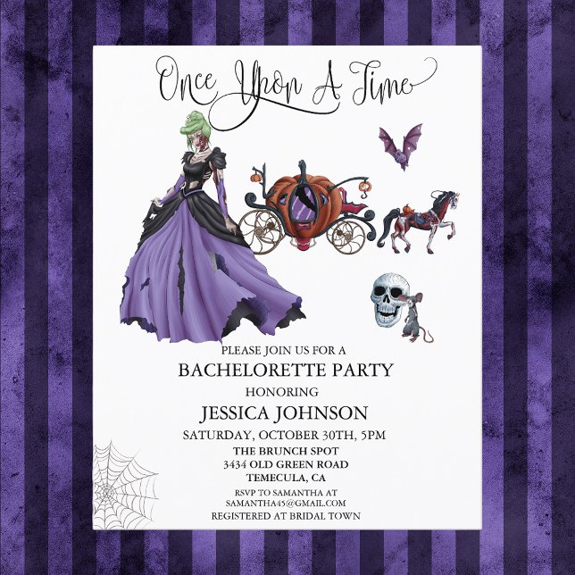 Bachelorette Halloween Zombie Bride Princesa (Criador carregado)