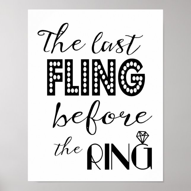 Bachelorette Hen Stag impressão (Frente)