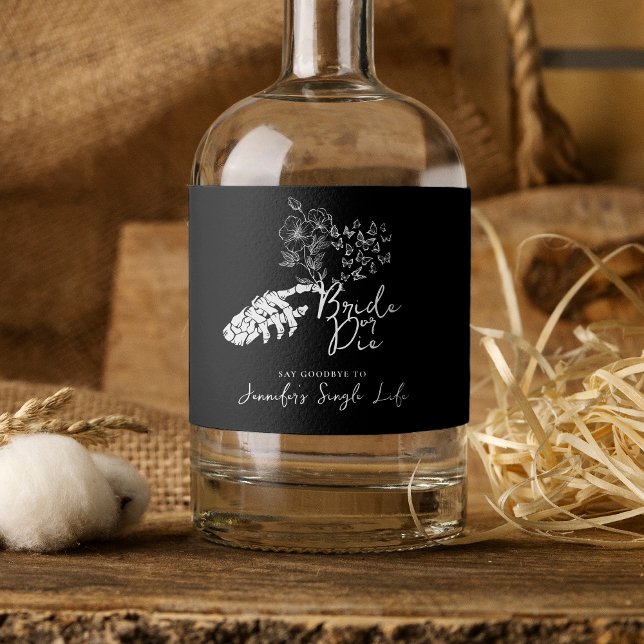 Bachelorette Party Gothic Floral Bride or Die  (Criador carregado)