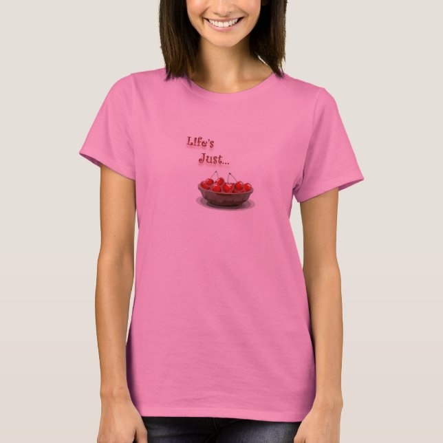 Bacia de t-shirt das cerejas (Frente)