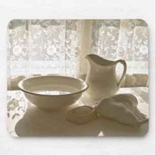 Bacia e jarro de lavagem de MOUSEPAD