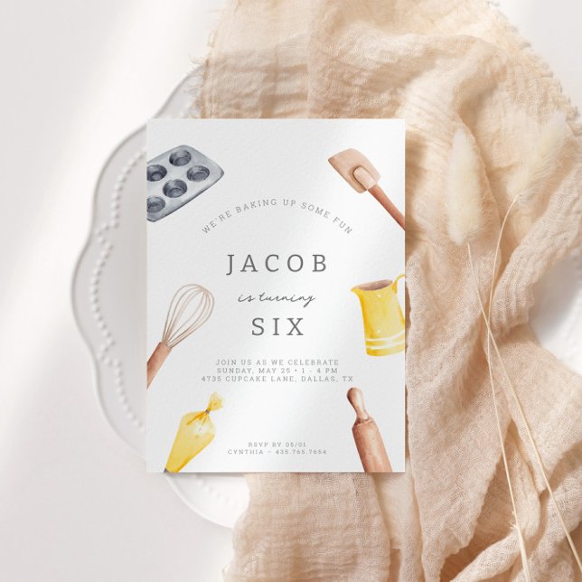 Bacia Infantil de Aniversário | Convite de festas  (Criador carregado)