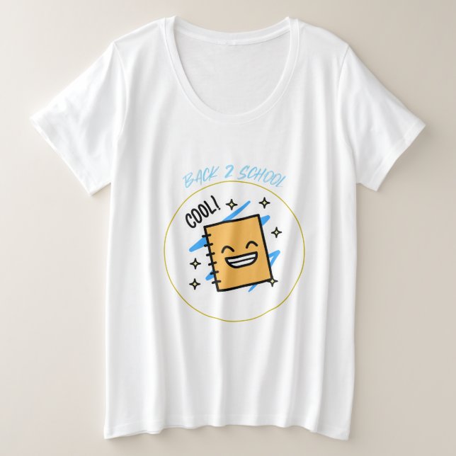 Back 2 Escola Legal Começando T-shirt (Frente do Design)