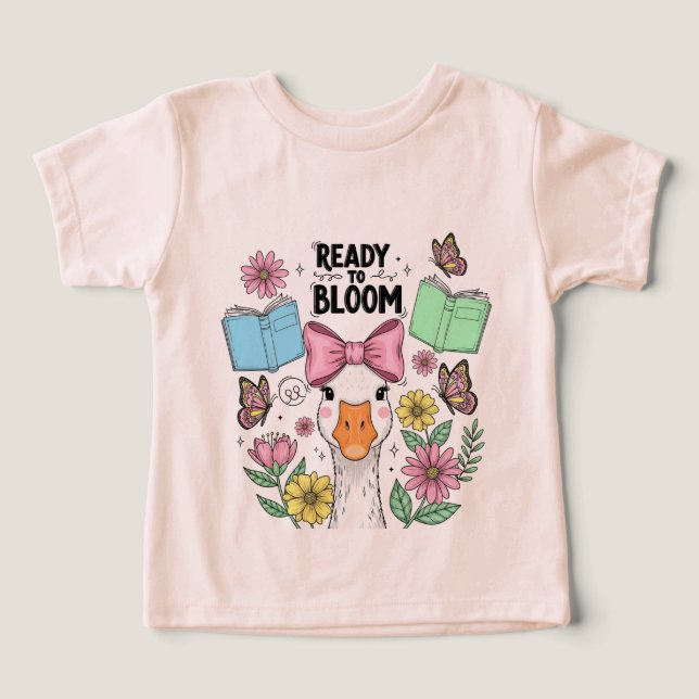 Back to School Kids T-shirt - Cute First Day (Design frontal)