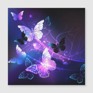 Background with Night Butterflies