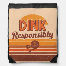 Dink Responsavelmente Pickleball Retro