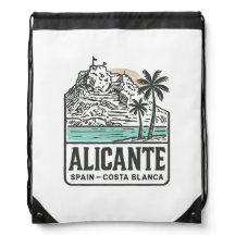 Esboço de Alicante Castelo de Santa Bárbara Costa 