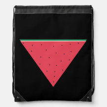 Melancia sobre resistência ao triângulo vermelho i