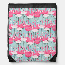 Multidão De Flamingos, Rosa E Branca
