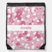 Pretty pink love heart Personalized