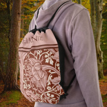 Retro Rust Arte Floral Nouveau May Morris Arcadia