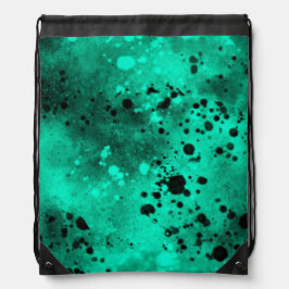 Backpacks Splatter de pintura verde retrô