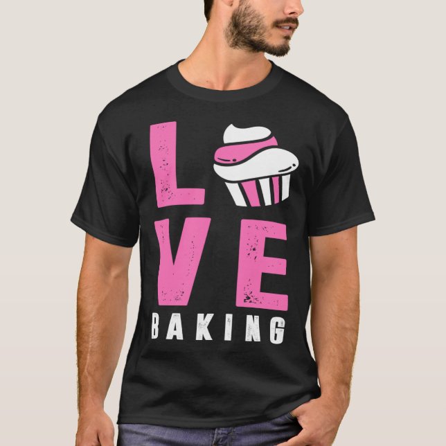 Backprint Love Baking Pullover Hoodie (Frente)