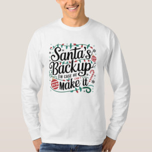 Backup de papais noeis   Camisetas de Natal da Fam