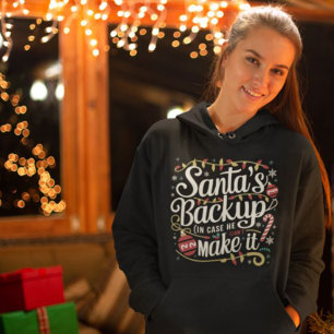 Backup de papais noeis Camisetas de Natal da Fam