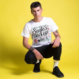 Backup de papais noeis   Camisetas de Natal da Fam