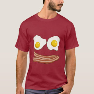 Bacon e camisa dos ovos