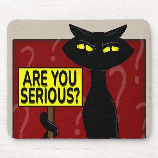 Bad Boogie Engraçado Você Está Tocado? Mouse Pad (Frente)