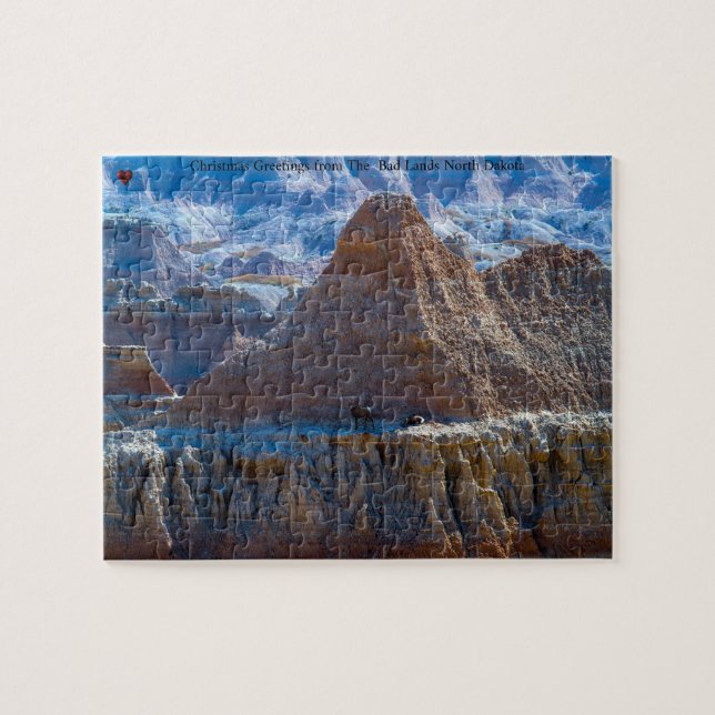 Bad Lands North Dakota Jigsee Quebra-cabeça (Horizontal)