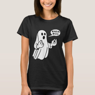 Bada Boo Fantasma Italiano Camiseta Divertida de H