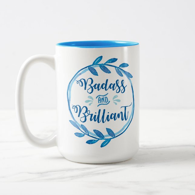 Badass e caneca brilhante (Esquerda)