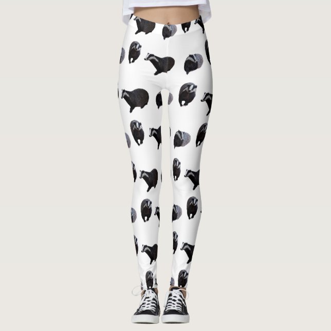 Badger Frenzy Leggings (escolher cor) (Frente)