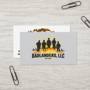 Badlanders LLC Cartão de visita