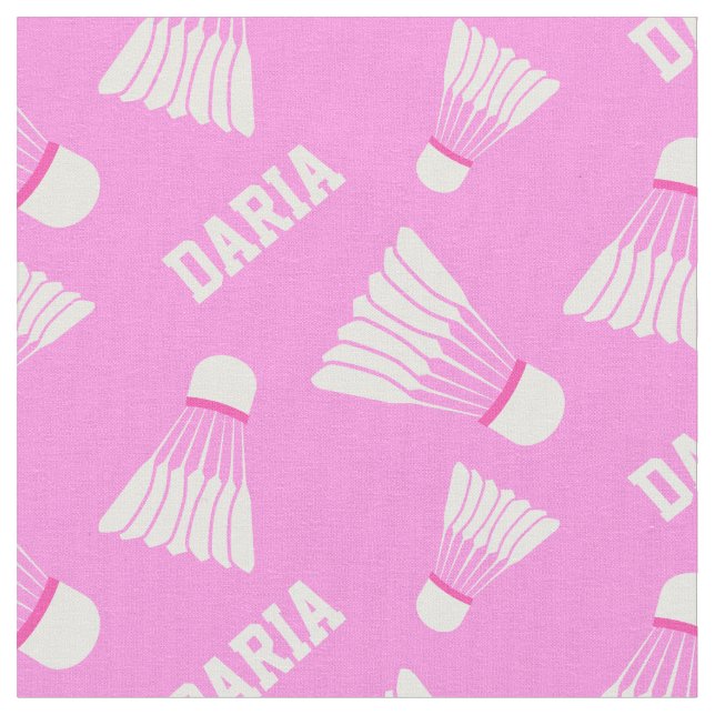 Badminton shuttlecock tecido rosa (Detalhe)