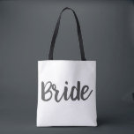 Bag de Tote de Casamento Personalizado da Noiva Mo<br><div class="desc">Personalize com seu nome ou não.</div>